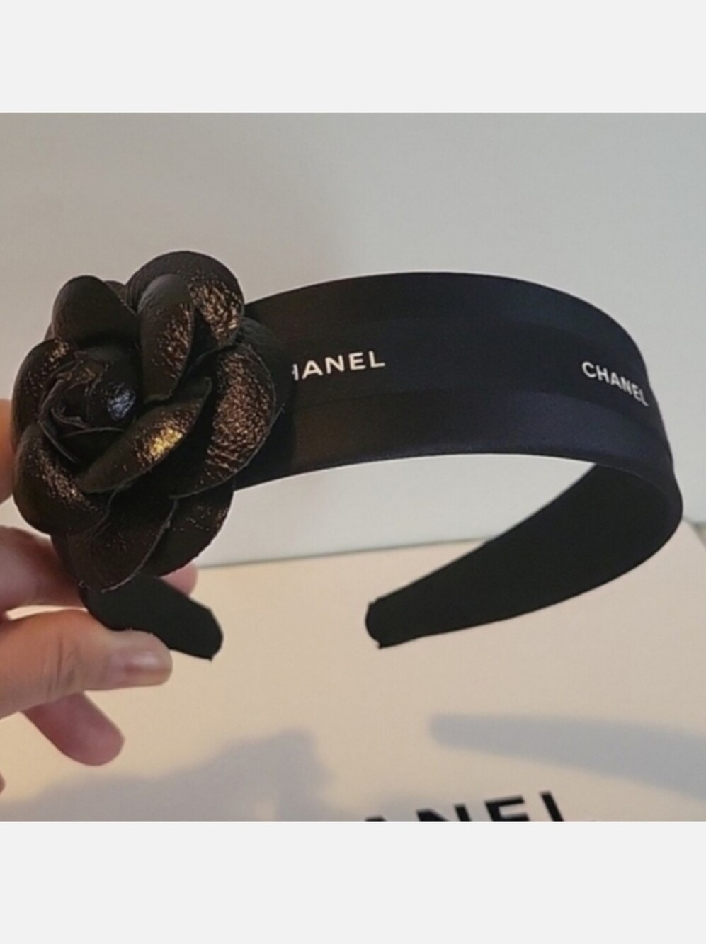 CHANEL Black & White Ribbon